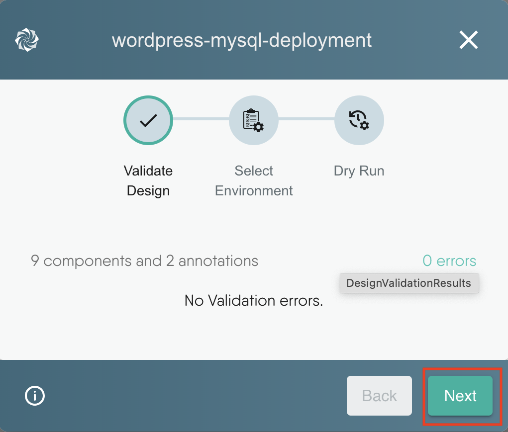 Validate design
