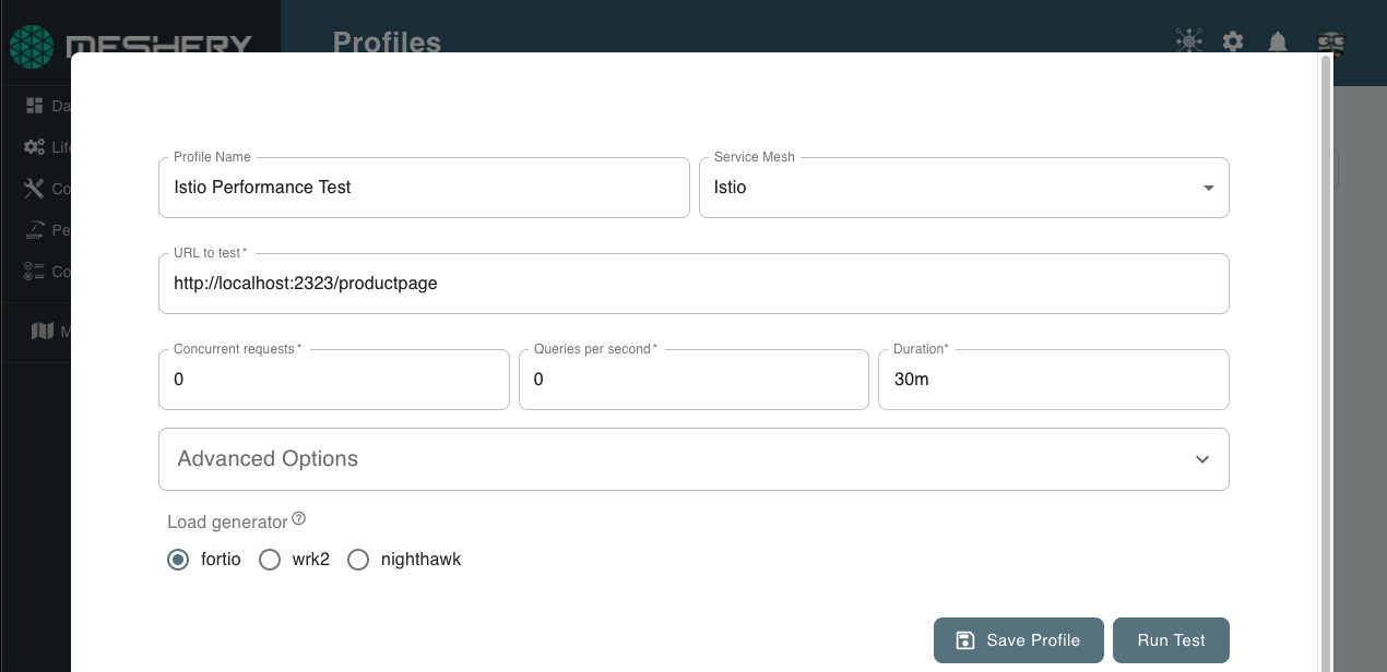 Performance Test Configuration